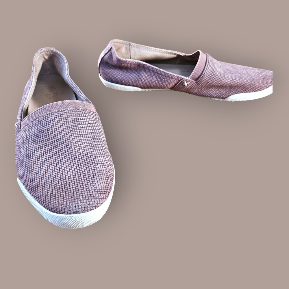Frye Melanie Slip On Shoes Women's‎ Size 8.5 Rosewood Leather Sneakers Comfort